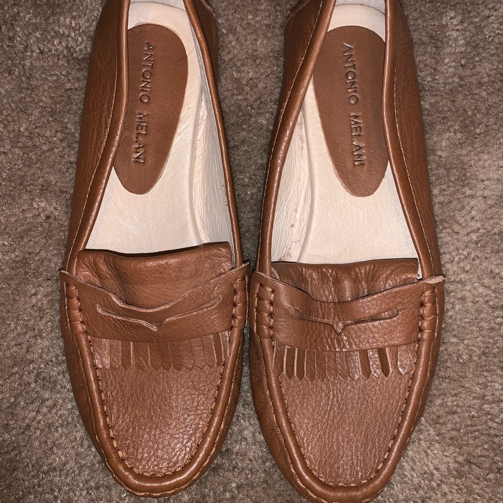 Loafers ANTONIO MELANI brown size 6.5